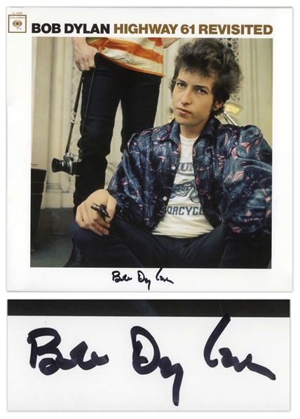 Bob Dylan Signed Album ''Highway 61 Revisited'' -- With Roger Epperson, Jeff Rosen & PSA/DNA COAs